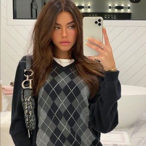 Argyle Lambswool Sweater Longsleeve